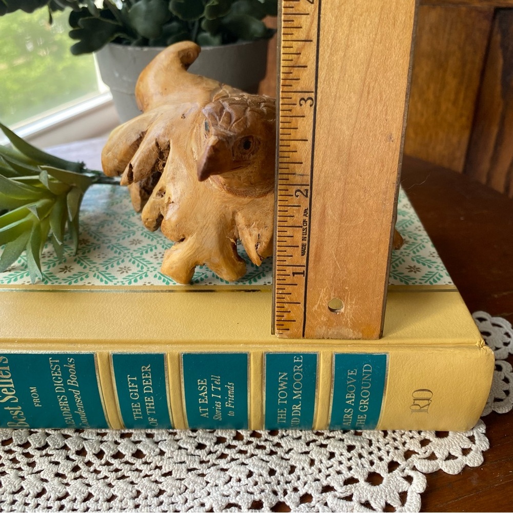 Vintage Wooden Burl Eagle Sculpture EUC - Picture 9 of 10